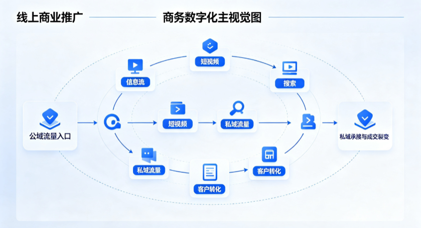 沿河土家族自治县线上商业推广怎么做？全域流量闭环搭建与低成本转化实战指南